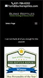 Mobile Screenshot of burkereptiles.com